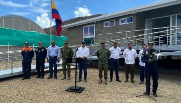 El presidente Iván Duque inaugura las instalaciones de la Capitanía de Puerto de Providencia 