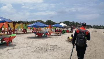 Dimar alerta por ocupación indebida en Playa Linda, Tierrabomba