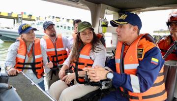 DIMAR acompañó mesas interinstitucionales sobre la operación portuaria en Buenaventura