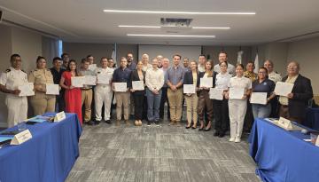 DIMAR fortalece capacidades en seguridad marítima durante Taller Regional del Código IGS en Panamá