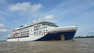 DIMAR garantiza condiciones de seguridad para la llegada del crucero internacional Hanseatic Spirit a Leticia