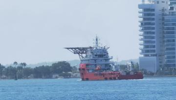 Zarpa buque ARC "Caribe” transportando más de 150 toneladas de ayudas humanitarias a San Andrés y Providencia
