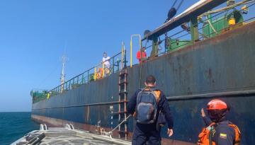 Capitanía de Puerto de Santa Marta continúa seguimiento al buque de bandera de Mongolia fondeado en la Bahía de Santa Marta 