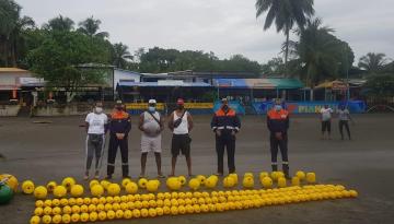 Dirección General Marítima instaló señalización náutica en playa de Buenaventura, Valle del Cauca