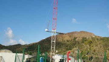 Dirección General Marítima instala nueva estación meteorológica en la isla de Providencia