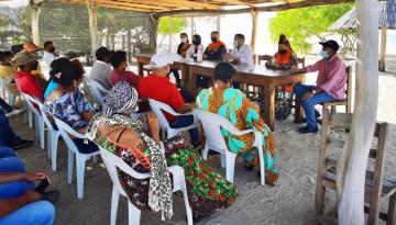 La Dirección General Marítima lidera proyecto de ordenamiento de playas de comunidades indígenas en La Guajira