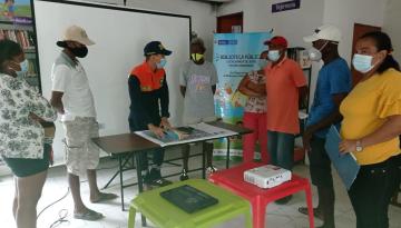 Dirección General Marítima presenta zonificación de playas de Santa Catalina, Bolívar