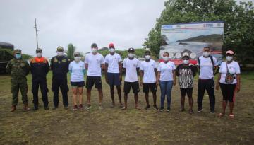 Dirección General Marítima y Fundación Natura lideraron jornada de limpieza en playas de Bahía Solano, Chocó