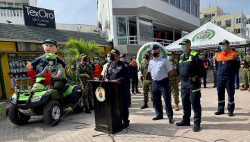Dimar presenta el dispositivo de seguridad para la temporada vacacional en San Andrés Isla