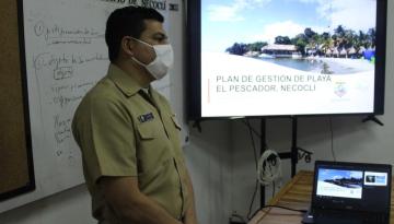 Dirección General Marítima acompaña proceso de organización de playas en Necoclí, Antioquia
