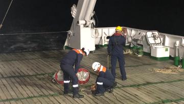 Desde altamar, Dimar entrega avances del Crucero ERFEN