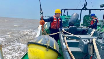 Dimar comprometida con la seguridad de la navegación en el puerto de Barranquilla