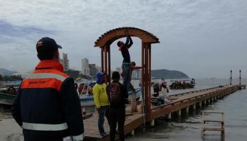 Dimar incrementa controles en playas de Santa Marta para recibir temporada turística de semana de receso
