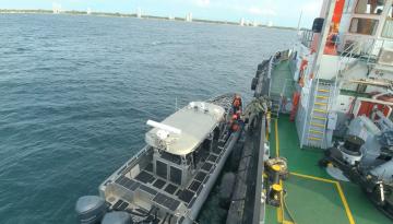 Dimar lidera primer simulacro de protección a instalaciones portuarias en Coveñas