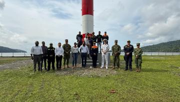 Dimar moderniza señalización marítima en Bahía Solano