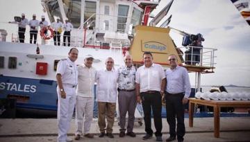Dimar participa en ceremonia de incorporación del nuevo remolcador “Caño Cristales”