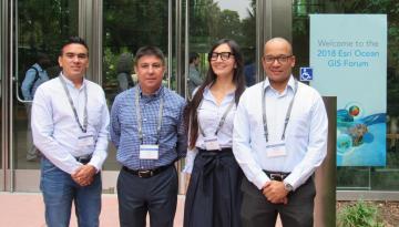 Dimar participa en el Ocean Gis Forum que se realiza en California