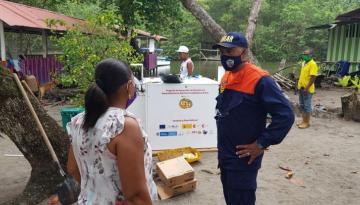 Dimar participa en jornadas de limpieza y adecuación en playas de Tumaco