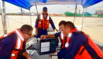 Dimar presenta nuevo producto para la seguridad marítima del puerto de Barranquilla