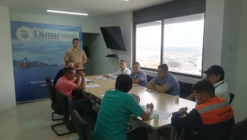 Dimar socializa autorización anticipada de operaciones para buques que lleguen al puerto de Santa Marta 