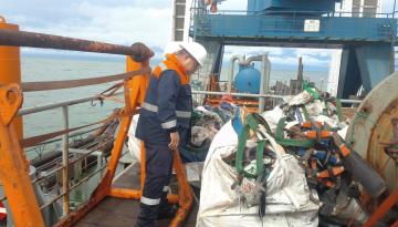 Dimar supervisa labores de dragado de la Sociedad Portuaria de Buenaventura