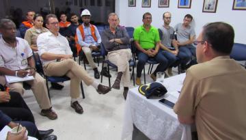 Dimar vela por el cumplimiento y seguridad de los trabajos de dragado de la bahía  de Buenaventura