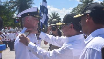 Director General Marítimo asciende al máximo grado de la oficialidad naval 