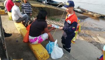 En Puerto Leguízamo: cuida tu vida, navega seguro