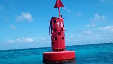 Dimar culmina mantenimiento de ayudas a la navegación en San Andrés Isla