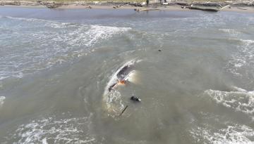 Autoridades Marítimas atienden  naufragio de embarcación de bandera  sueca en la zona de Puerto Velero,  municipio de Tubará - Atlántico