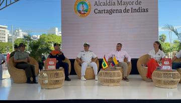 En Cartagena, la Dimar emite recomendaciones de seguridad marítima para la temporada turística de fin de año