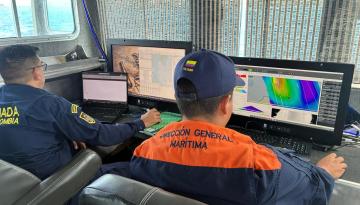 Informaci&oacute;n estrat&eacute;gica del canal de acceso a San Andr&eacute;s es actualizada por Dimar para fortalecer la seguridad de la navegaci&oacute;n 