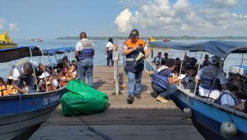 Más de 10.000 personas se transportaron por vía marítima en el Puente Festivo de Temporada de Avistamiento de Ballenas