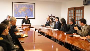 Prefectura Naval Argentina evaluó capacidades en Colombia para la formación de la Gente de Mar