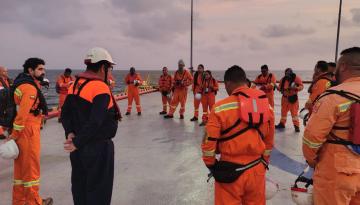 Supervisi&oacute;n clave de DIMAR asegura mantenimiento en terminal petrolera de Cove&ntilde;as
