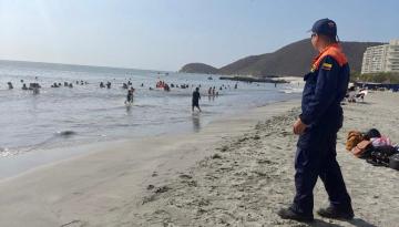 Dimar garantizó un fin de semana seguro en las playas de Santa Marta