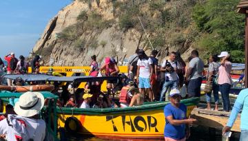 Cero siniestros en el mar y ocho embarcaciones multadas, durante la primera temporada turística de Santa Marta en el 2024
