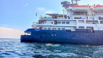 Cerca de 90 turistas internacionales llegaron al Parque Nacional Natural Gorgona en el crucero Island Sky