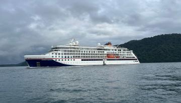 El crucero ‘Hanseatic Inspiration’ arribó al Chocó con cerca de 200 turistas internacionales