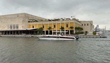 Dimar refuerza la sostenibilidad ambiental en la bahía de Cartagena, con avances en el manejo de las aguas sanitarias de embarcaciones