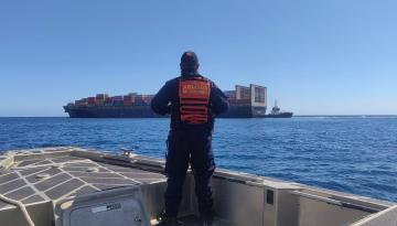 Dimar coordina rescate de buque mercante que quedó a la deriva en aguas colombianas