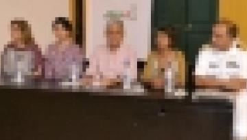 Participantes de la instalación de la  Asociación Náutica de Colombia, en Cartagena
