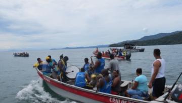 Capitán de Puerto de Bahía Solano, visitó las instalaciones del Batallón de Infantería de Marina No 23
