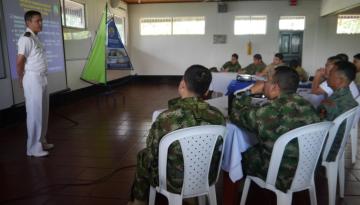 Participantes de la vigésima reunión binacional entre las capitanías de puerto de Colombia y Ecuador