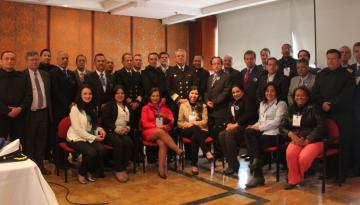 Participantes II Encuentro de Centros de Formación y Capacitación Marítimos, Bogotá. 