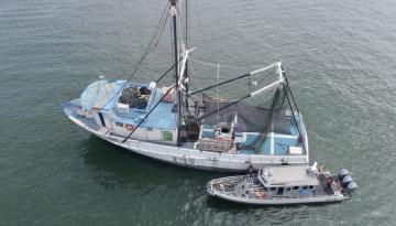 Dimar participa en primer simulacro de pesca ilegal e ilícita en el Caribe colombiano