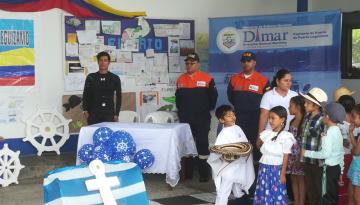 Dimar participó en Semana del Mar y del Río en Puerto Leguizamo