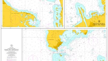 Dimar presenta actualización de la carta náutica 262: bahía de Cartagena