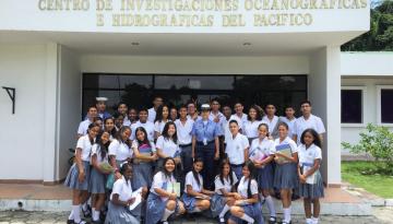 Dimar recibe en Tumaco visita de colegios y universidades