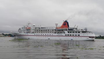 Dimar recibió crucero Bremen en el Puerto de Leticia
